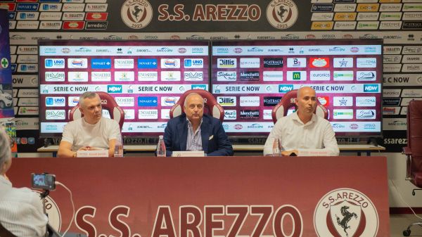 Progetto Muoversi per lo Sport con la S.S. Arezzo conferenza stampa